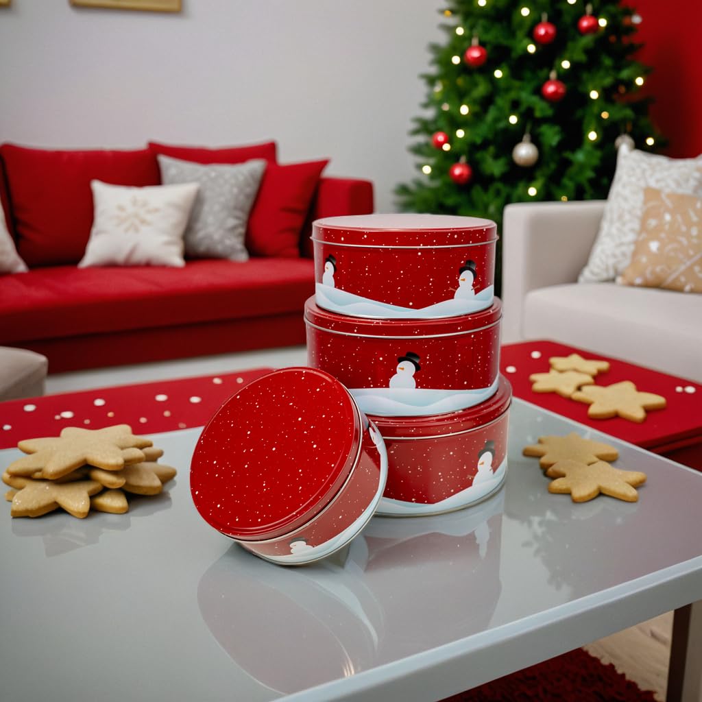 Keksdosen 4er Set - Schneemann - Inspinovia