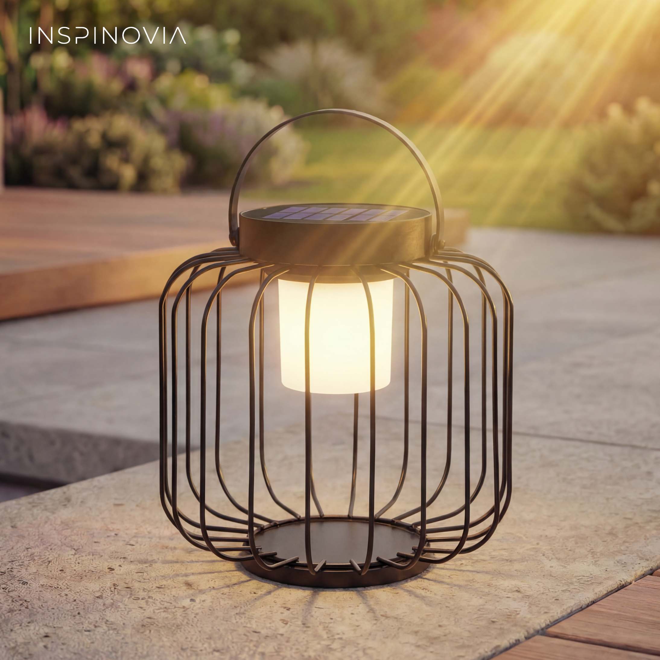 SOLAR Laterne - 22,5 x 22,5cm