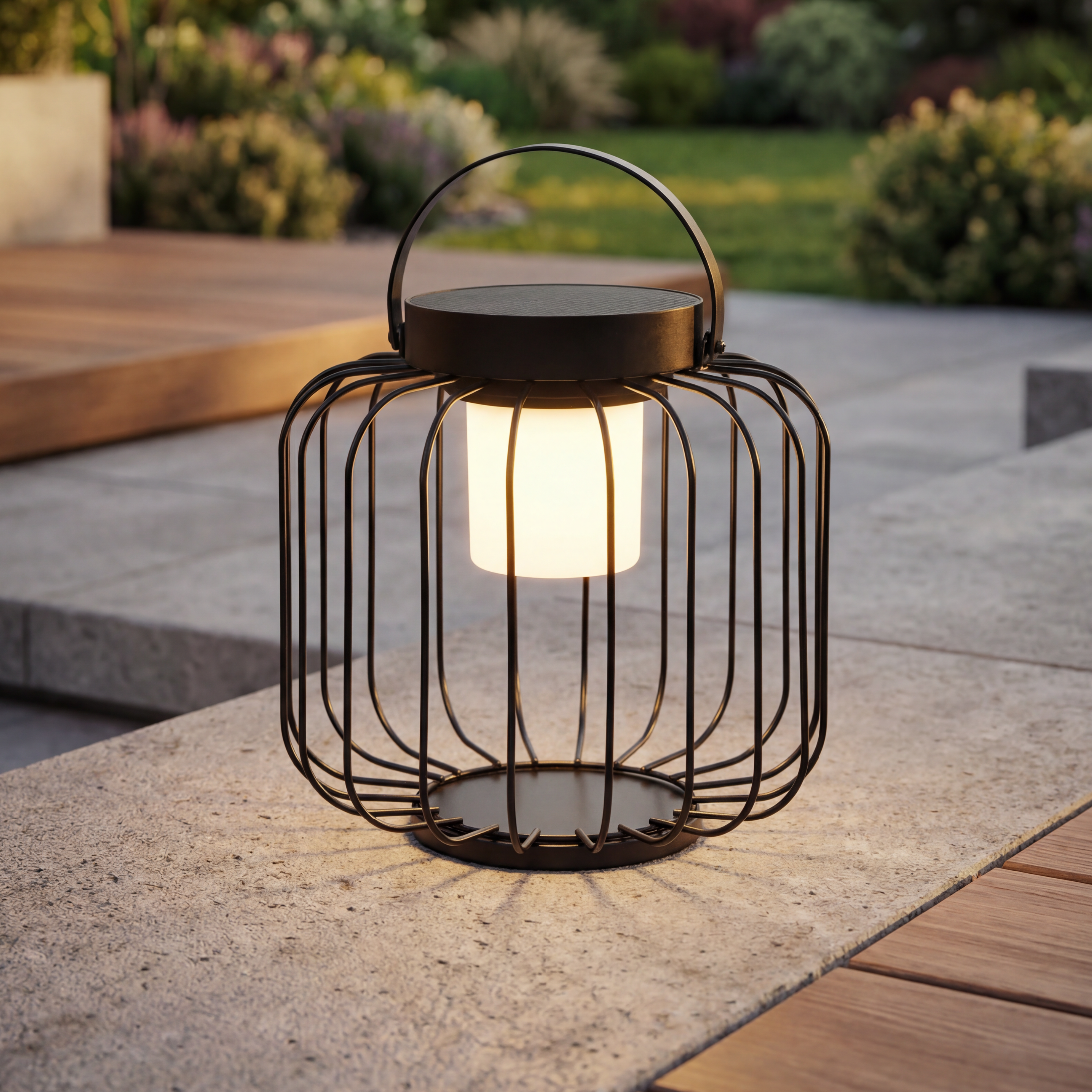 SOLAR Laterne - 22,5 x 22,5cm