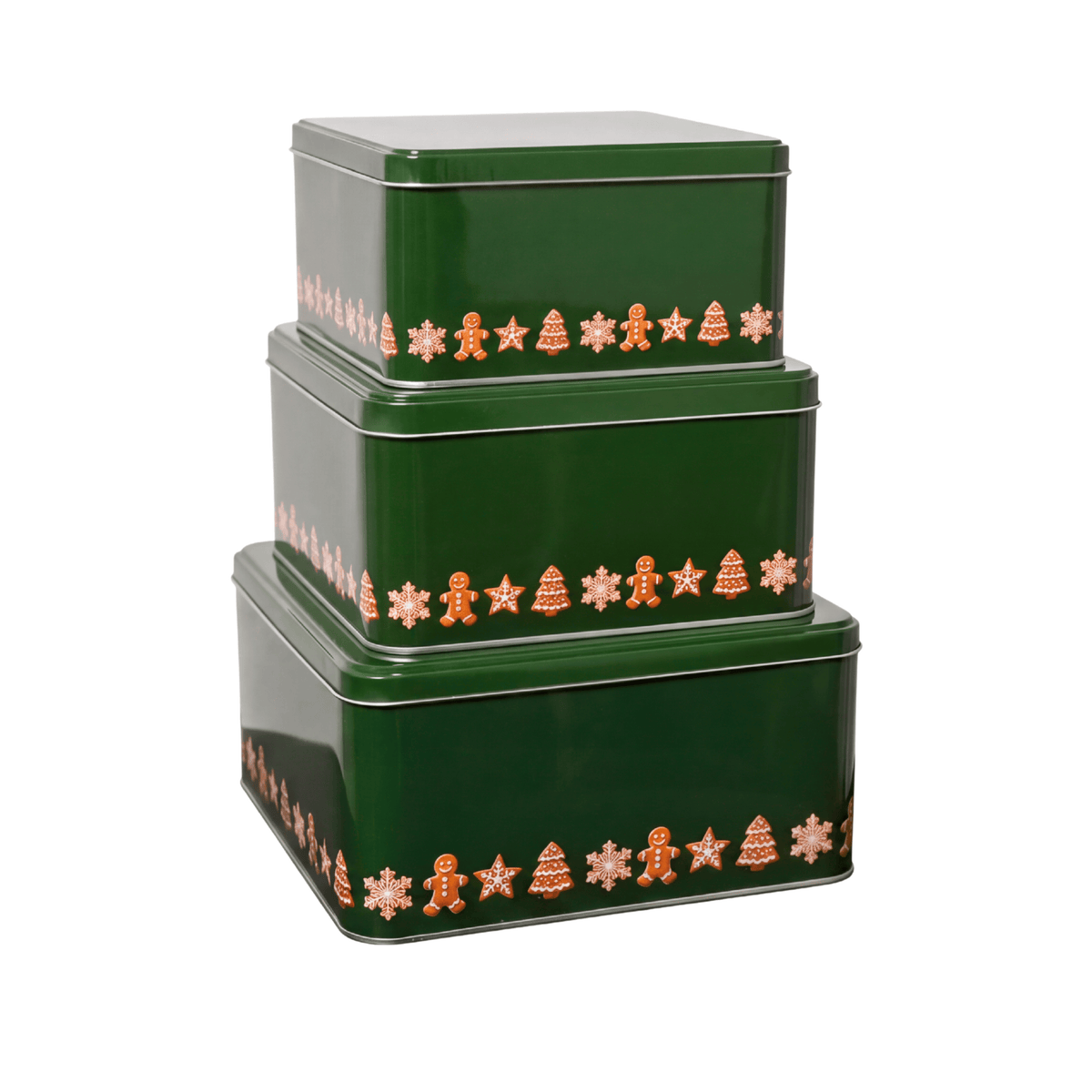 Keksdosen 3er Set - Weihnachtsbäckerei - Inspinovia