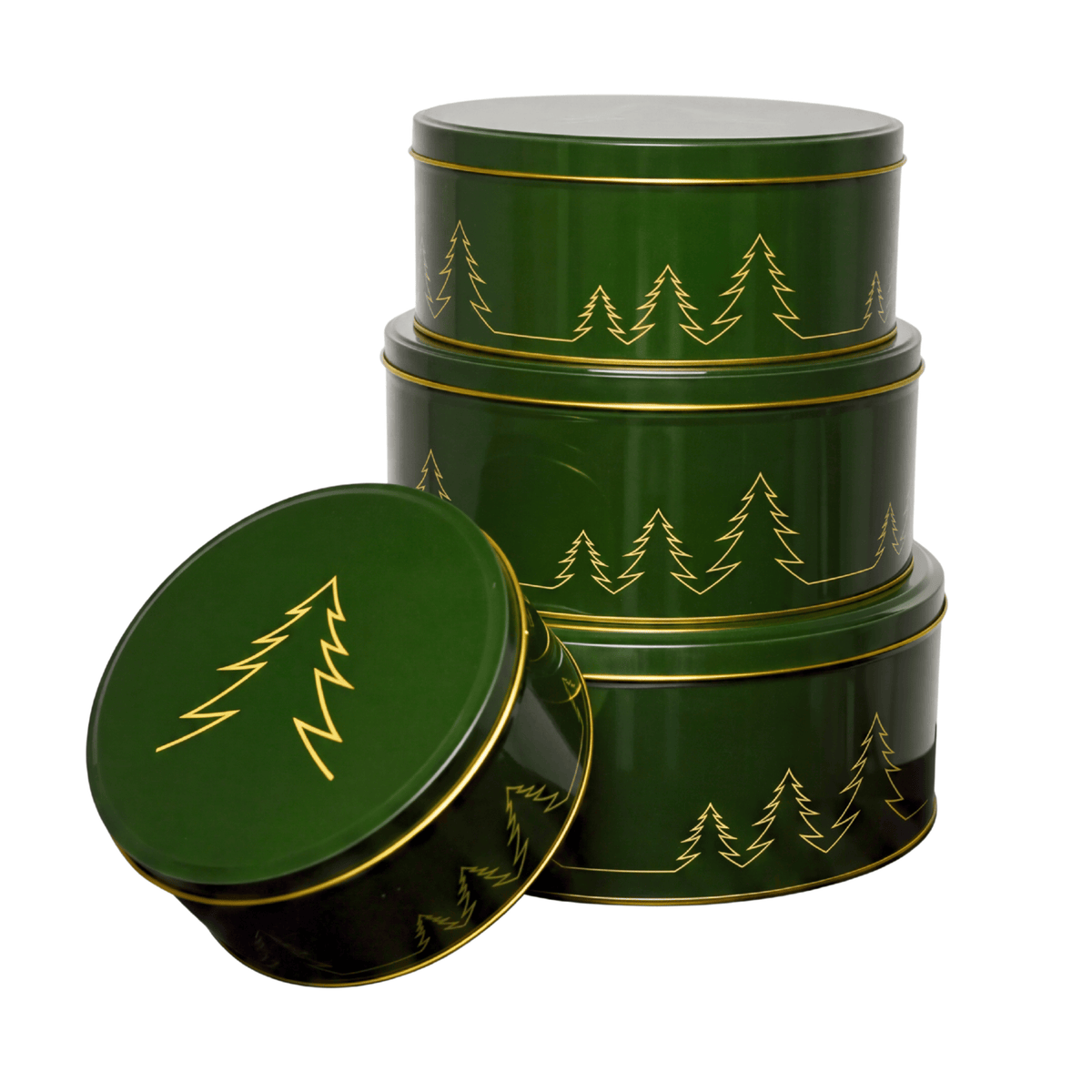Keksdosen 4er Set - Tannenwald - Inspinovia